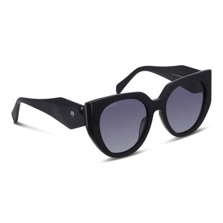 alexa negros polarizado anteojos de sol agatados para mujer grandes de cara redonda precios mayoristas para optica con o sin receta opticos #color_negro