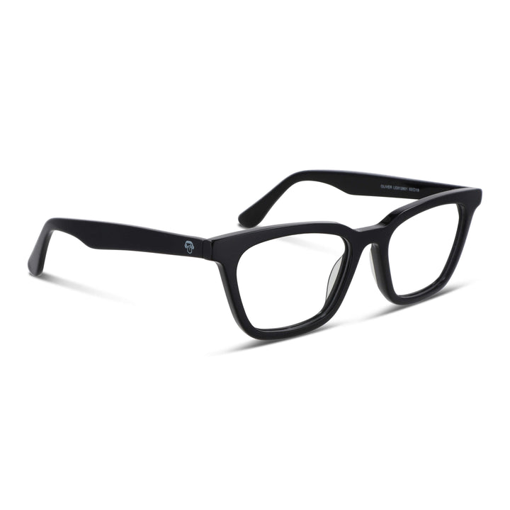 lentes opticos de acetato forma rectangular ovalada color negro para hombre y mujer opticos distribuidor mayorista opticas #color_negro