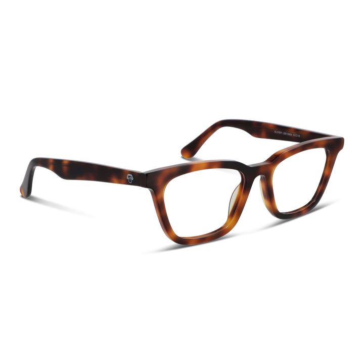 Frontal Oliver lentes ópticos hombre estampado tortuga carey bisagra reforzada #color_carey