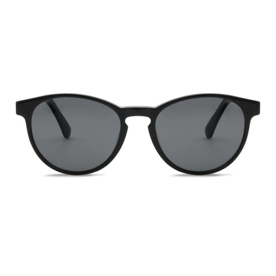 lentes anteojos de sol polarizados pata de madera color negro cristal ahumado