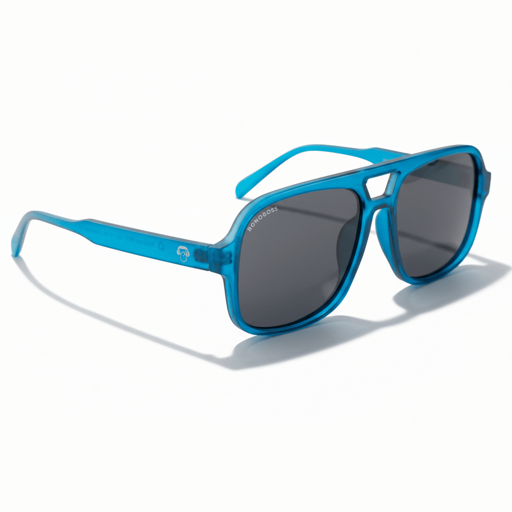 anteojos de sol polarizados redondos de botellas plásticas recicladas sustentable color transparentes. cristal color g15 #color_transparente