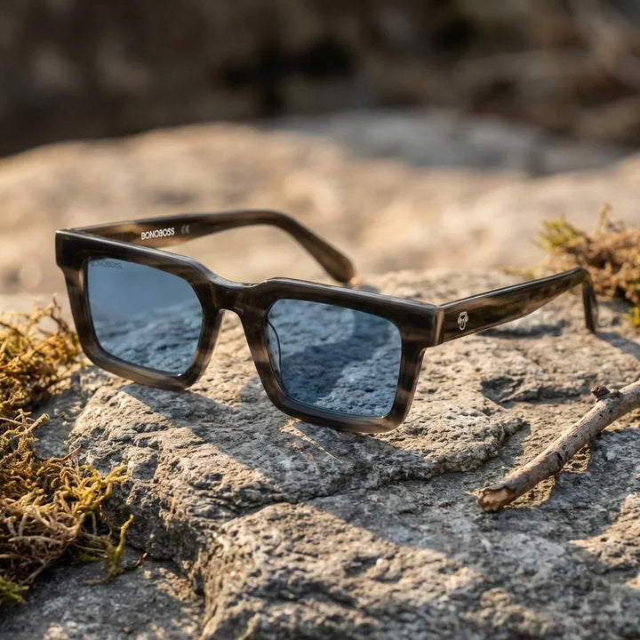 Lentes sol Tokyo polarizados UV400 bio-acetato Stained paisaje patagonico naturaleza sustentable Bonoboss #editorial_sustentabilidad #color_marble