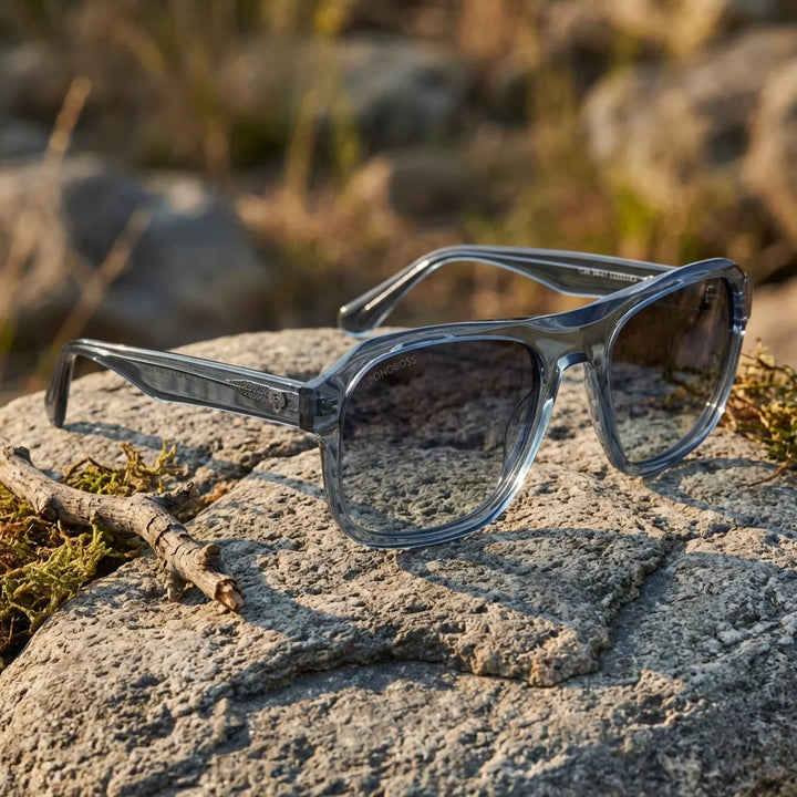 Lentes sol Tom polarizados UV400 paisaje patagonico naturaleza sustentable Bonoboss #color_azul