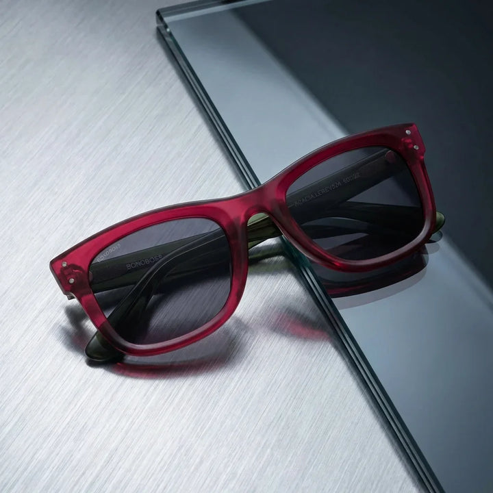 Lentes sol Acacia Reverse polarizados UV400 madera zebrano Rosado sobre metal cepillado superficie industrial Bonoboss #editorial_grid1 #color_rosado