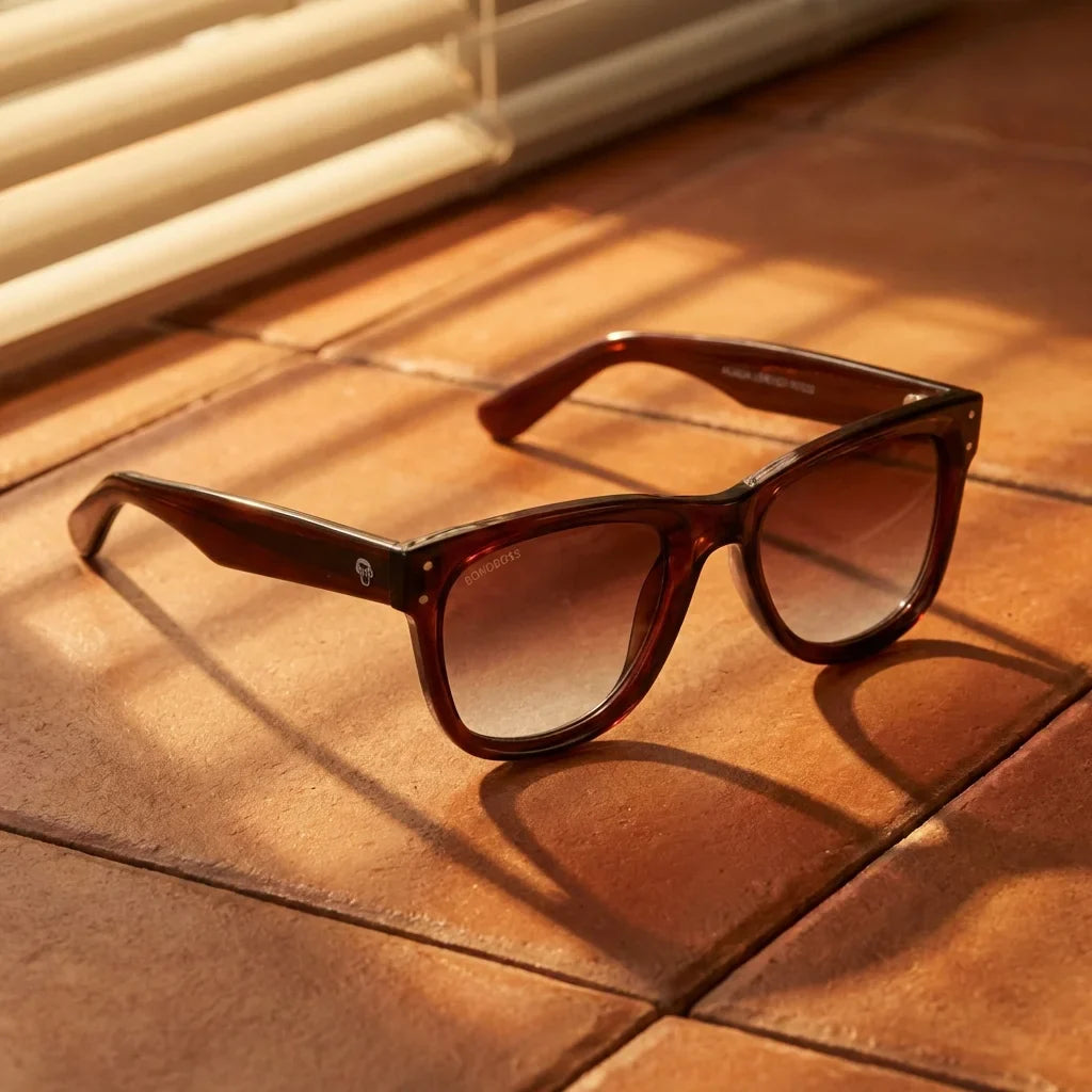 Lentes sol Acacia Reverse polarizados UV400 fotografia editorial Bonoboss #color_brown