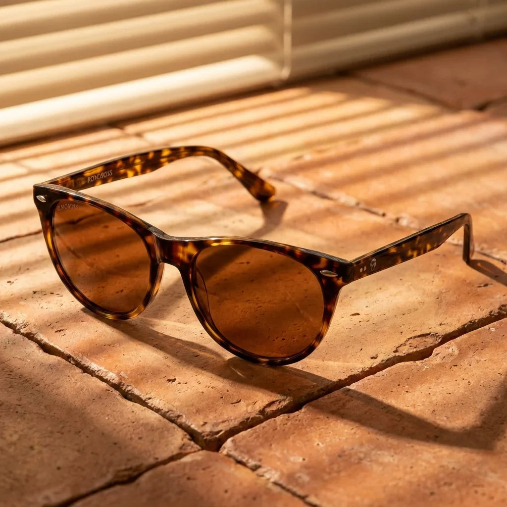 Lentes sol Hanga Roa polarizados UV400 fotografia editorial Bonoboss #color_carey