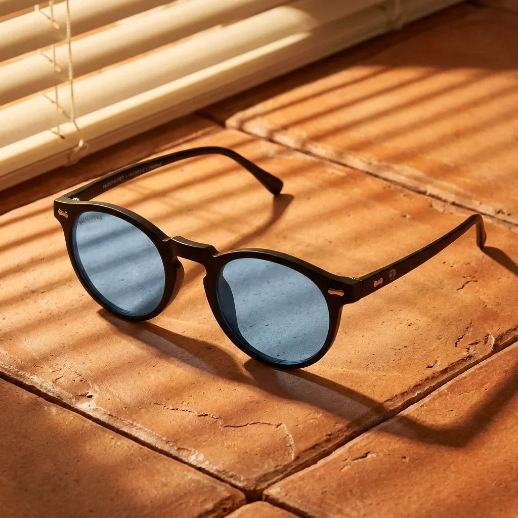 Lentes sol Temuco RPET polarizados UV400 fotografia editorial Bonoboss #color_negro