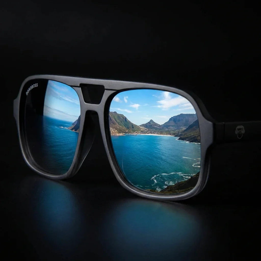 Lentes sol Orson RPET polarizados UV400 fotografia editorial Bonoboss #color_negro