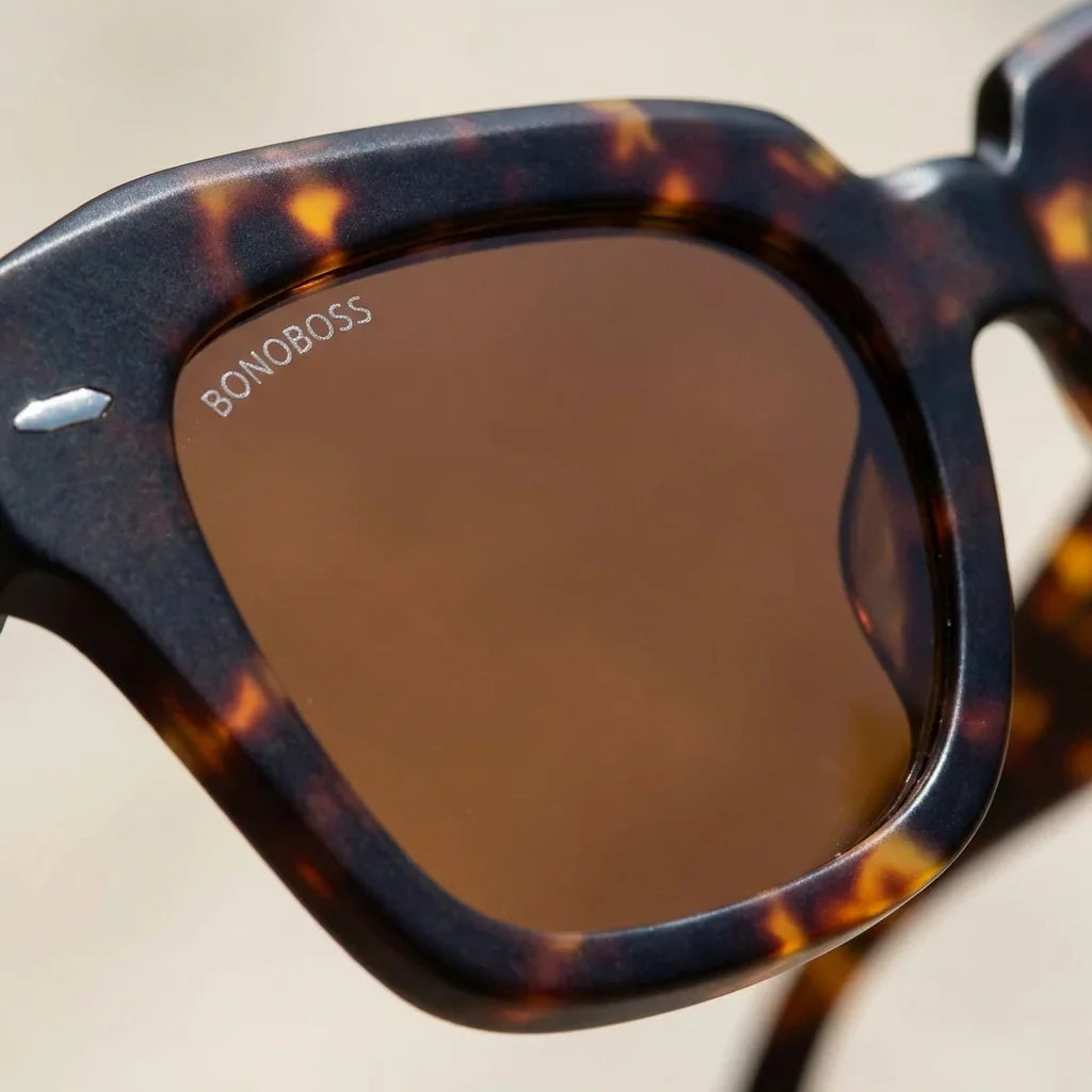 Lentes sol Selkie Vintage polarizados UV400 detalle lente coating espejado precision optica Bonoboss #color_carey