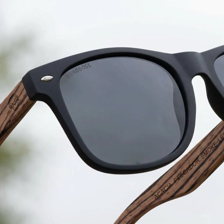 Lentes sol Acacia Designer's polarizados UV400 detalle lente coating espejado precision optica Bonoboss #color_fisherman