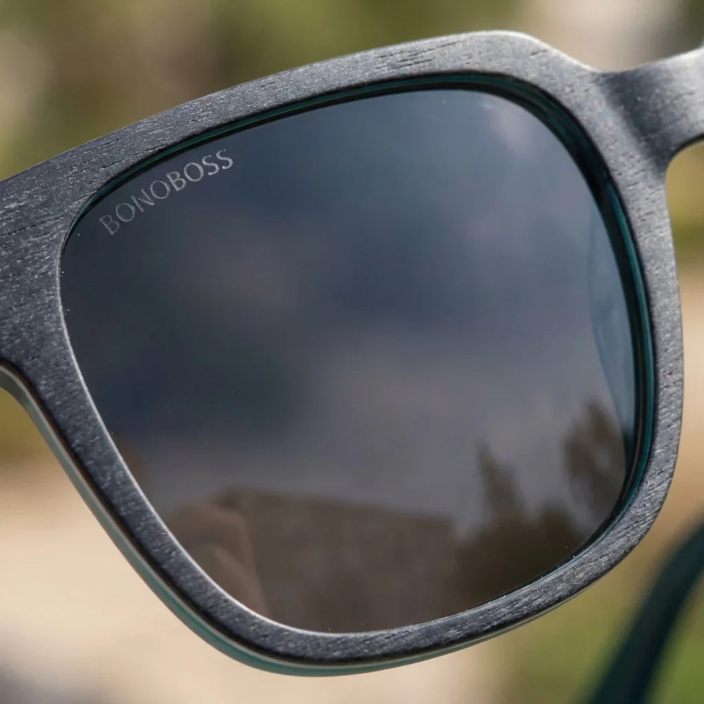 Lentes sol Selkie polarizados UV400 detalle lente coating espejado precision optica Bonoboss #editorial_detail2 #color_zebrano