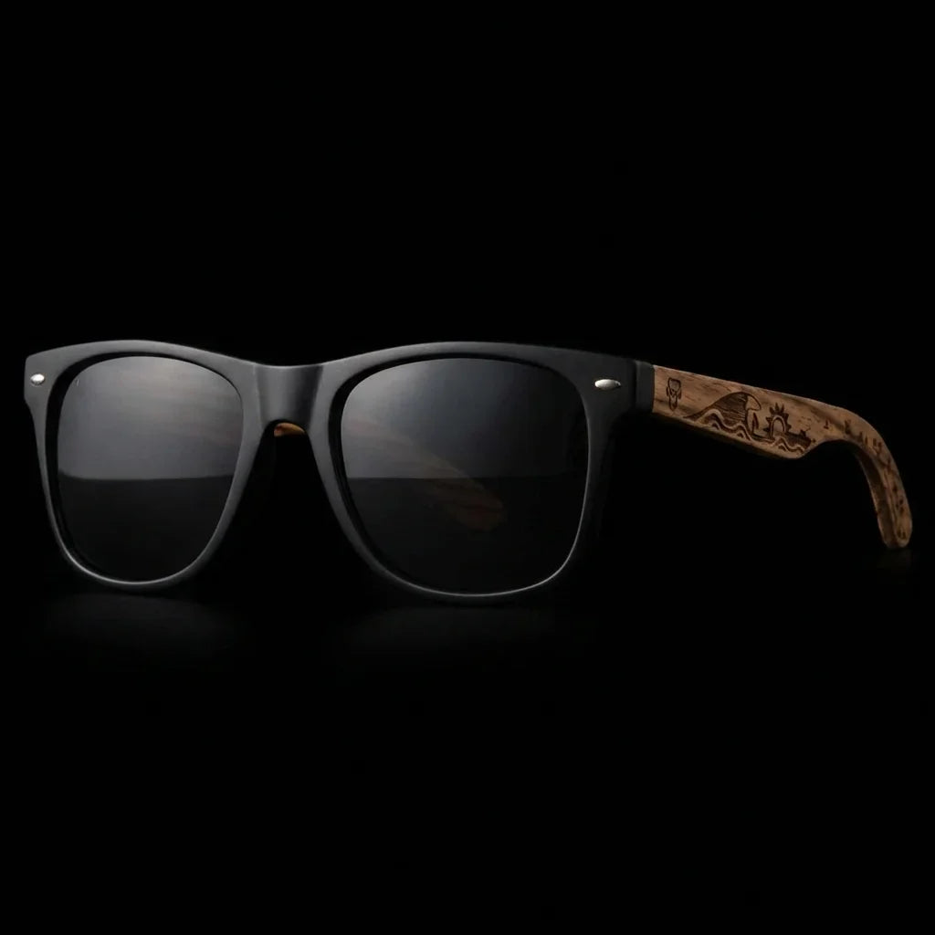 Lentes sol Acacia Designer's polarizados UV400 frontal dramatico luz editorial Bonoboss #color_surf