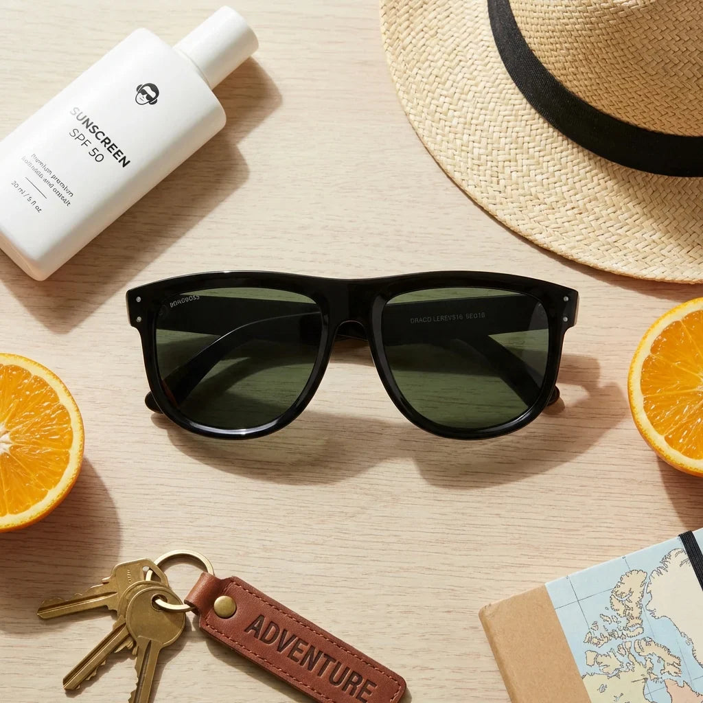 Lentes sol GirlFriend Reverse polarizados bio-acetato g15 flat lay summer essentials playa accesorios verano Bonoboss #editorial_detail2 #color_g15