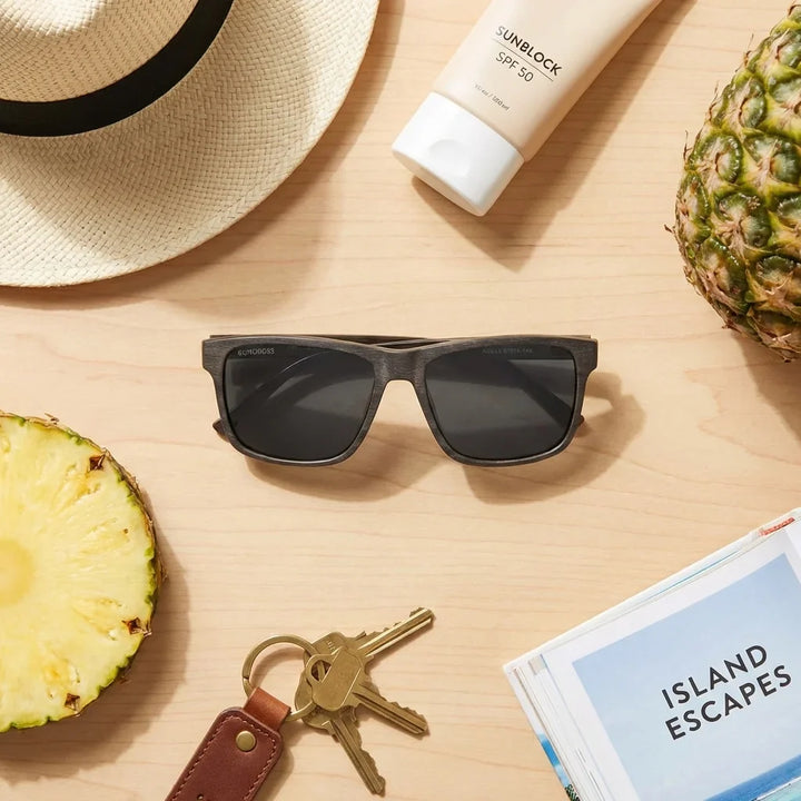 Lentes sol Keule XL polarizados UV400 composicion summer essentials accesorios playa Bonoboss #color_cacao