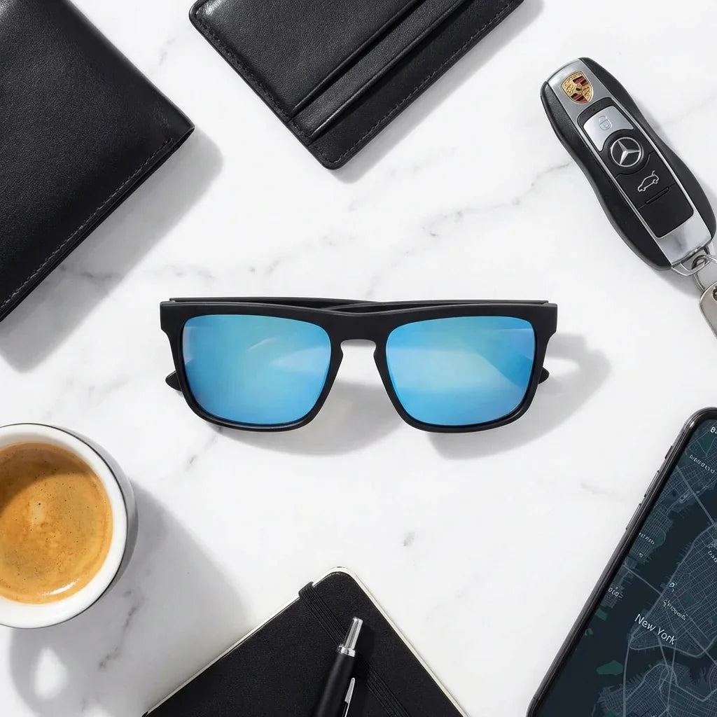 Lentes sol Lautaro Dark Designer's polarizados UV400 madera waves-sky composicion urban kit accesorios ciudad moderna Bonoboss #editorial_detail2 #color_waves-sky