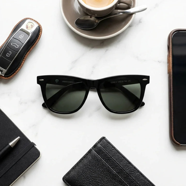 Lentes sol Valencia polarizados UV400 composicion urban kit accesorios ciudad Bonoboss #color_negro