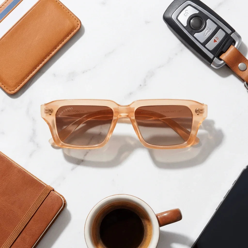 Lentes sol Verona polarizados UV400 composicion urban kit accesorios ciudad Bonoboss #color_champagne