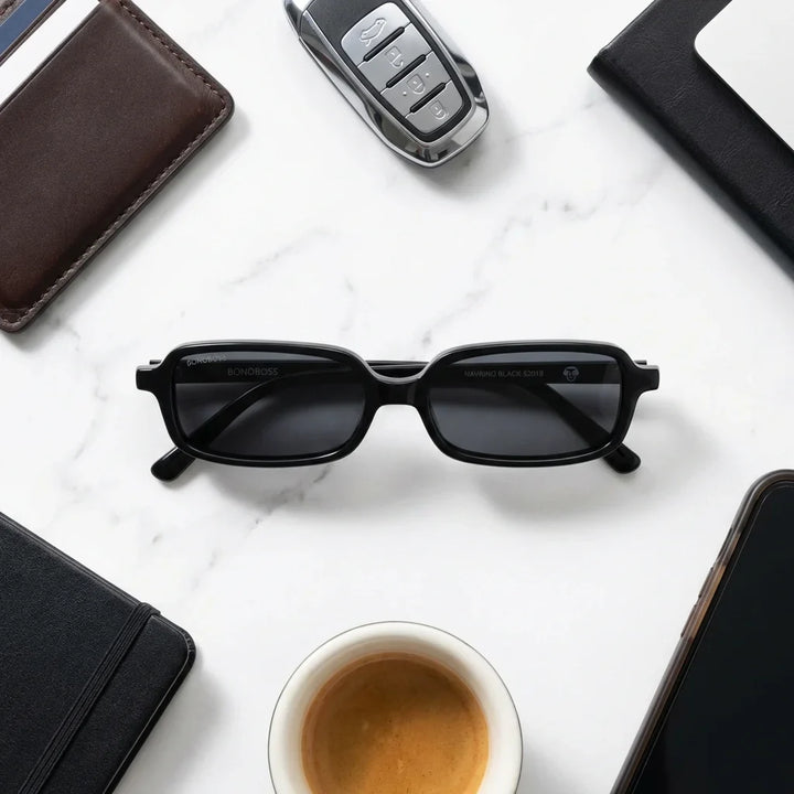 Lentes sol Navarino polarizados UV400 composicion urban kit accesorios ciudad Bonoboss #color_negro