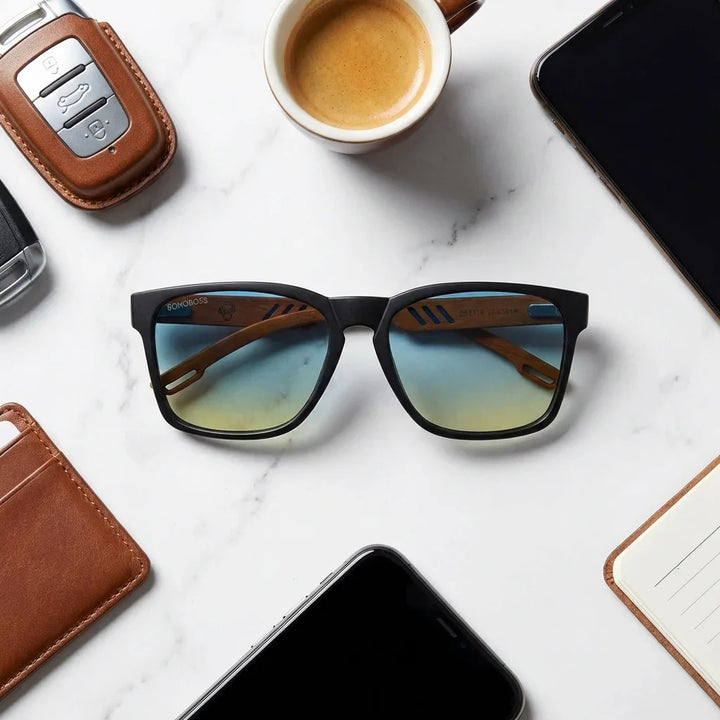 Lentes sol Waimea polarizados UV400 composicion urban kit accesorios ciudad Bonoboss #color_degrade-azul