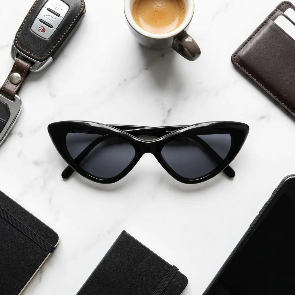 Lentes sol Femme Black polarizados UV400 bio-acetato Negro composicion urban kit accesorios ciudad Bonoboss #editorial_detail2 #color_negro