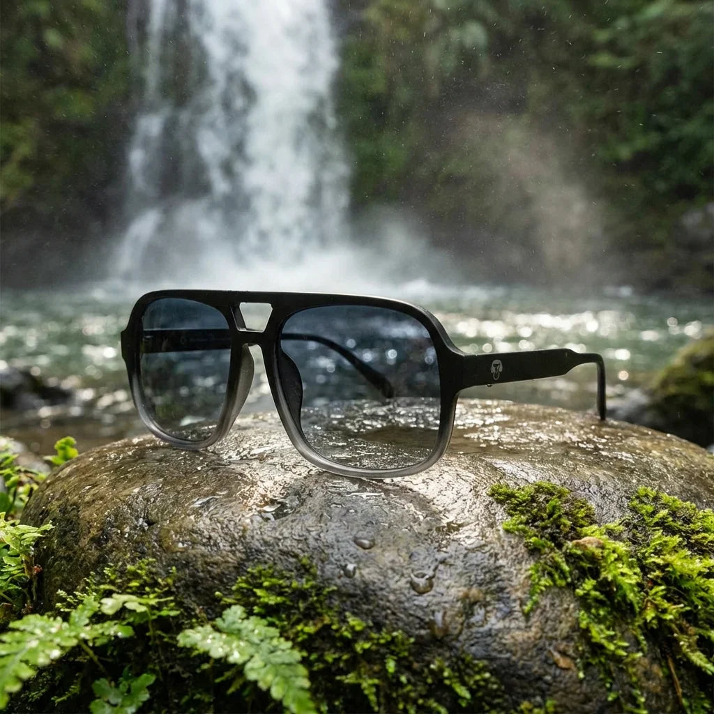 Lentes sol Orson RPET polarizados UV400 fotografia editorial Bonoboss #color_negro