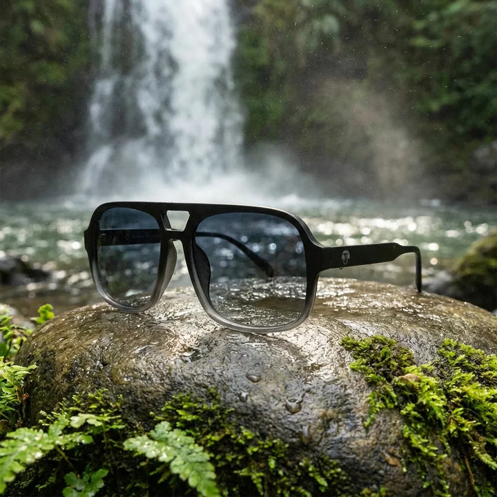Lentes sol Orson RPET polarizados UV400 fotografia editorial Bonoboss #color_negro