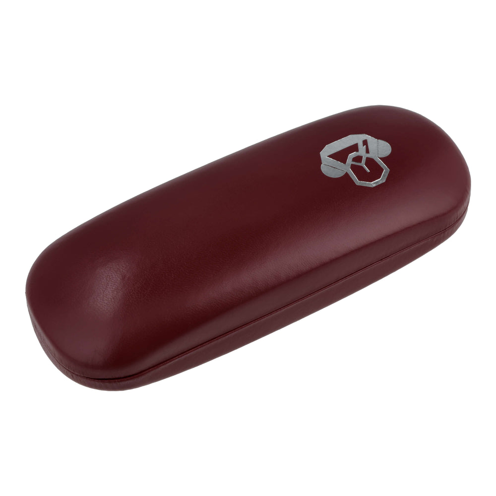 Estuche rígido premium Estuche Clamb correa para lentes #color_burdeo
