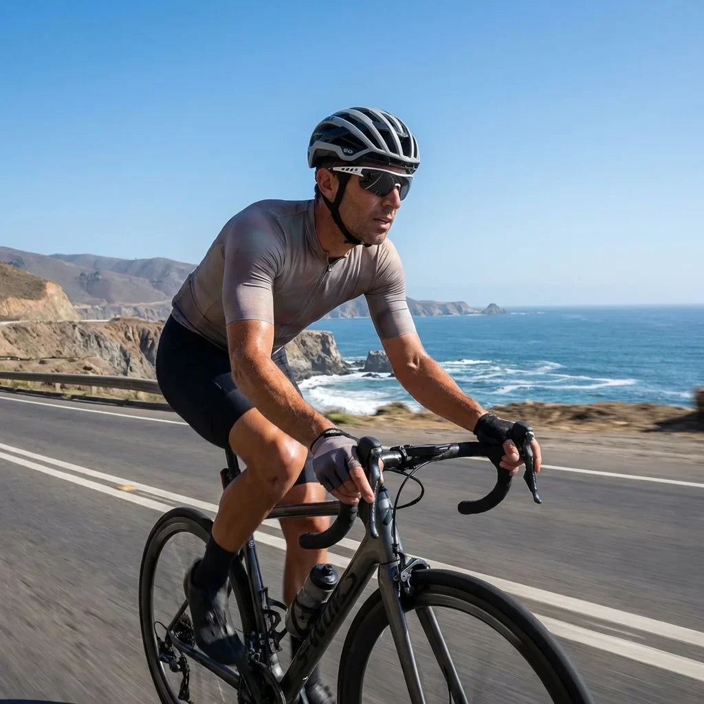 Bonoboss Strive Blanco - Ciclismo con lentes deportivos #editorial_action1 #color_blanco