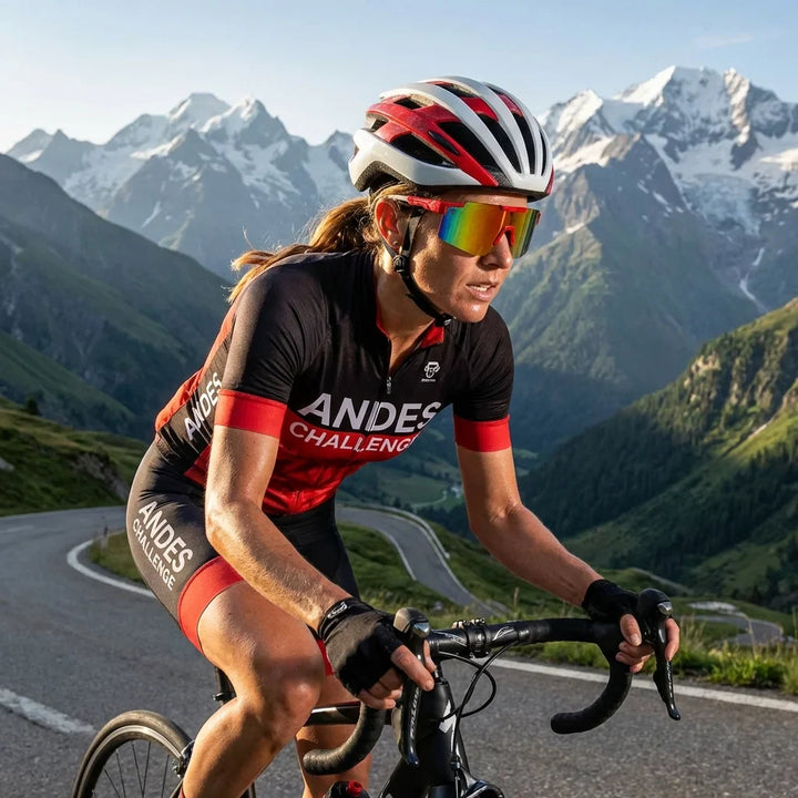 Bonoboss Santiago Rojo - Lentes deportivos en accion #editorial_hero_action #color_rojo