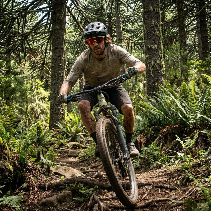 Bonoboss Bolt Yellow - Lentes deportivos en accion #editorial_hero_action #color_yellow