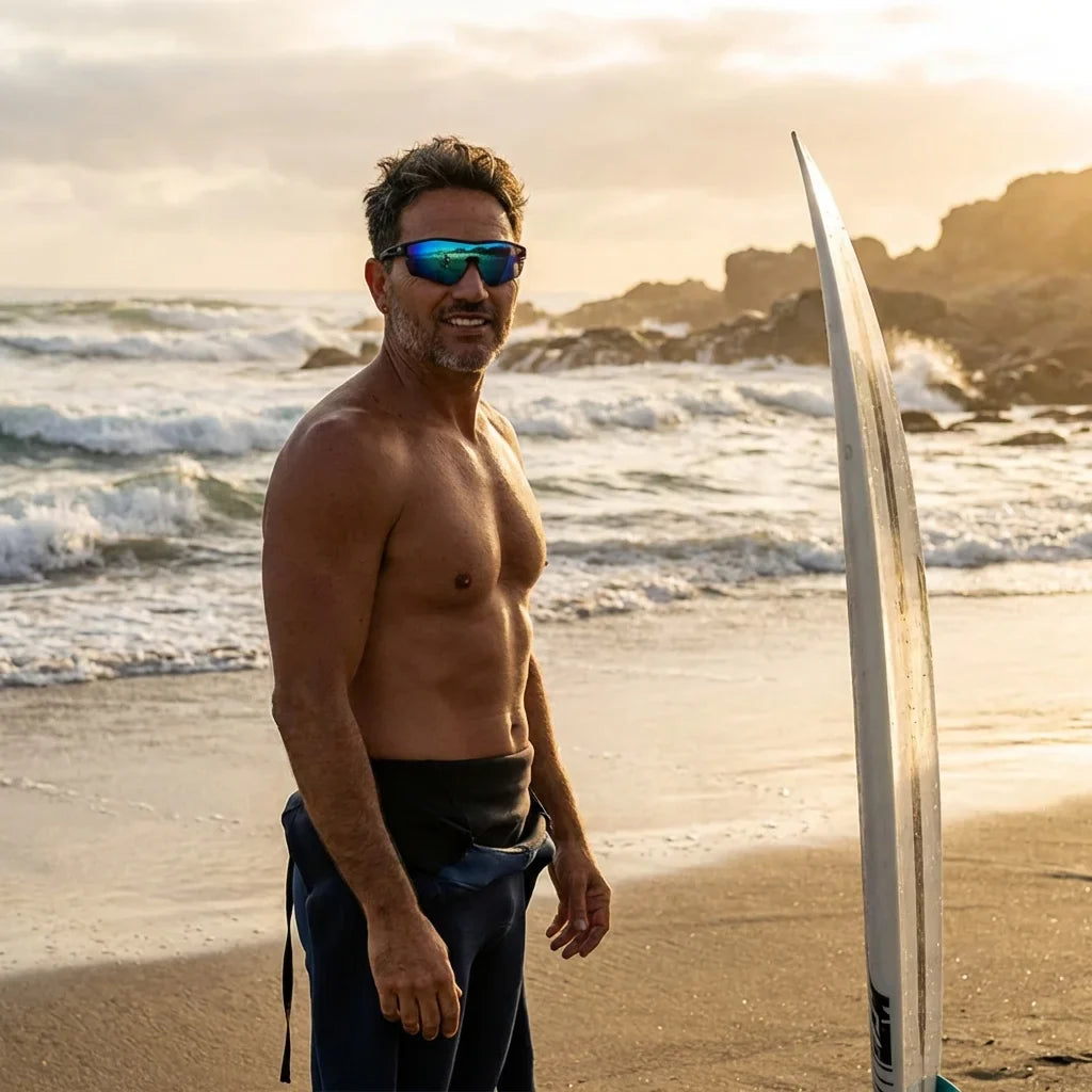 Bonoboss Strive Sky - Trail running con lentes deportivos #editorial_action2 #color_sky