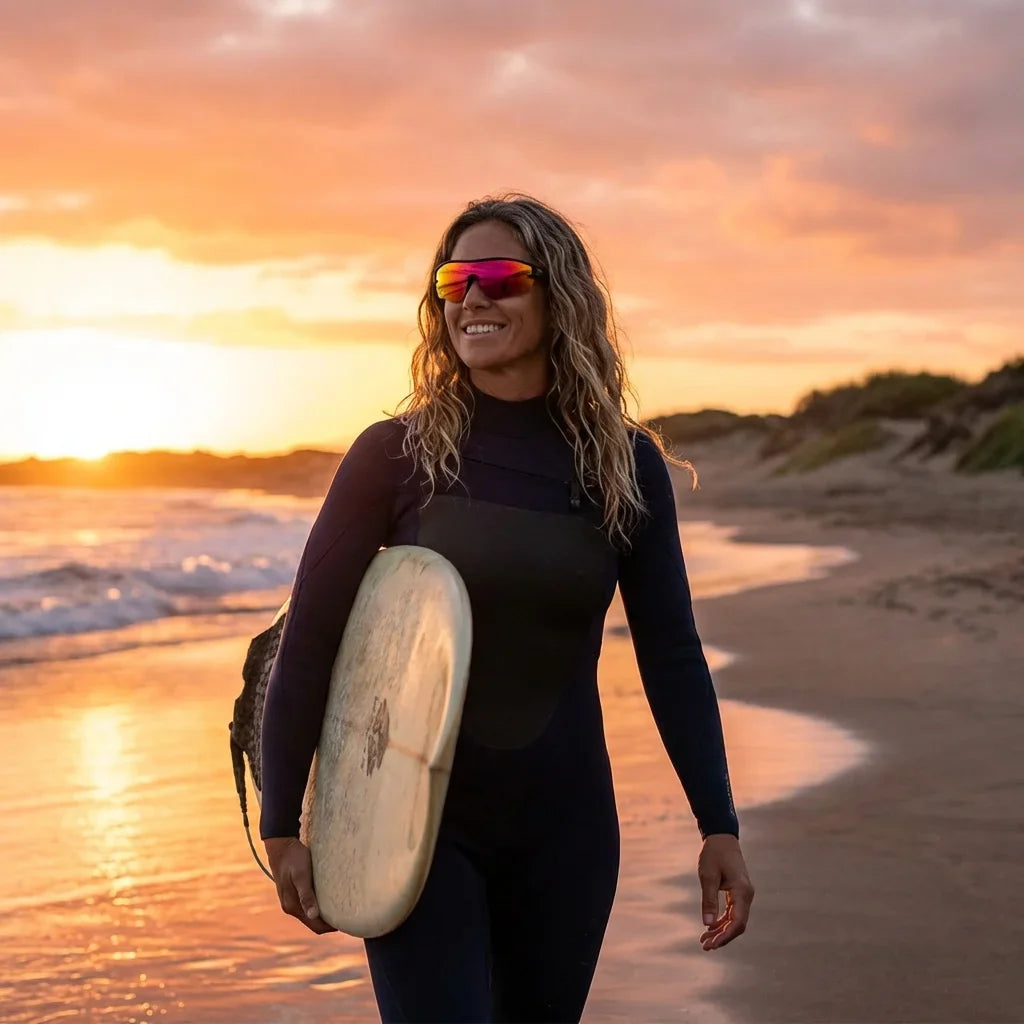 Bonoboss Strive Rojo - Ski nieve con lentes deportivos #editorial_action4 #color_rojo