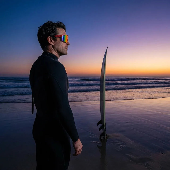 Bonoboss Santiago Rojo - Trail running con lentes deportivos #editorial_action2 #color_rojo