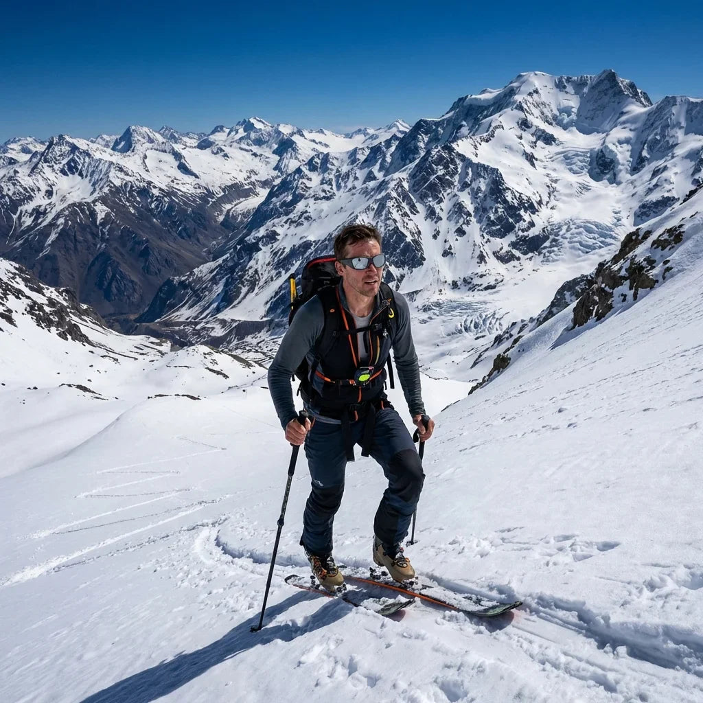 Bonoboss Futaleufu Espejado Silver - Ski nieve con lentes deportivos #editorial_action4 #color_espejado-silver