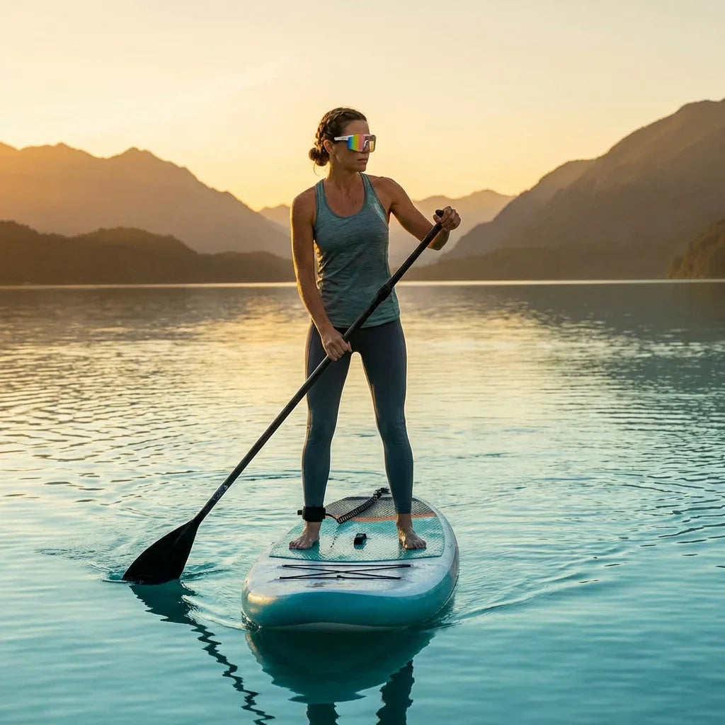 Bonoboss Santiago White - Surf playa con lentes deportivos #editorial_action3 #color_white