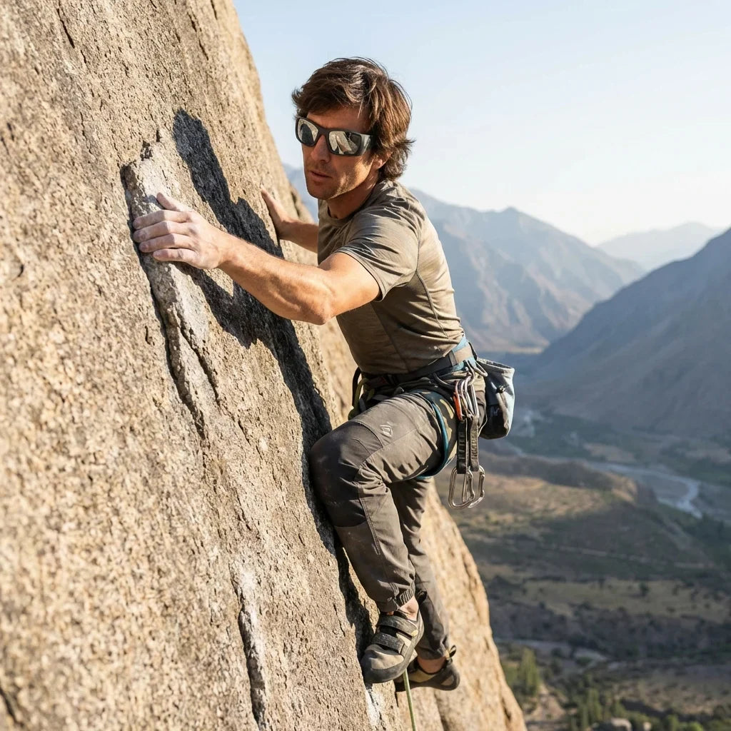 Bonoboss Futaleufu Espejado Silver - Escalada con lentes deportivos #editorial_action6 #color_espejado-silver