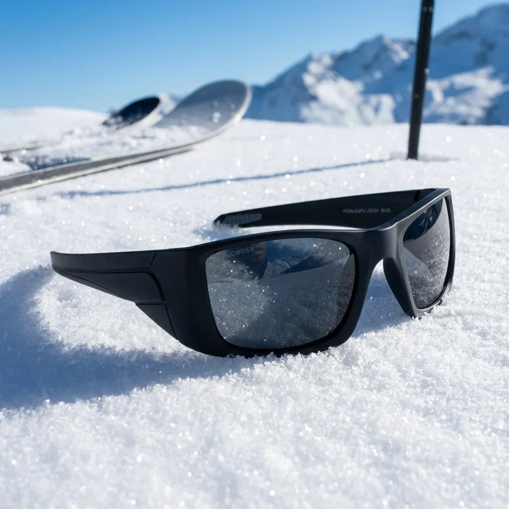 Bonoboss Futaleufu Negro - Detalle lentes deportivos contexto #editorial_detail2 #color_negro