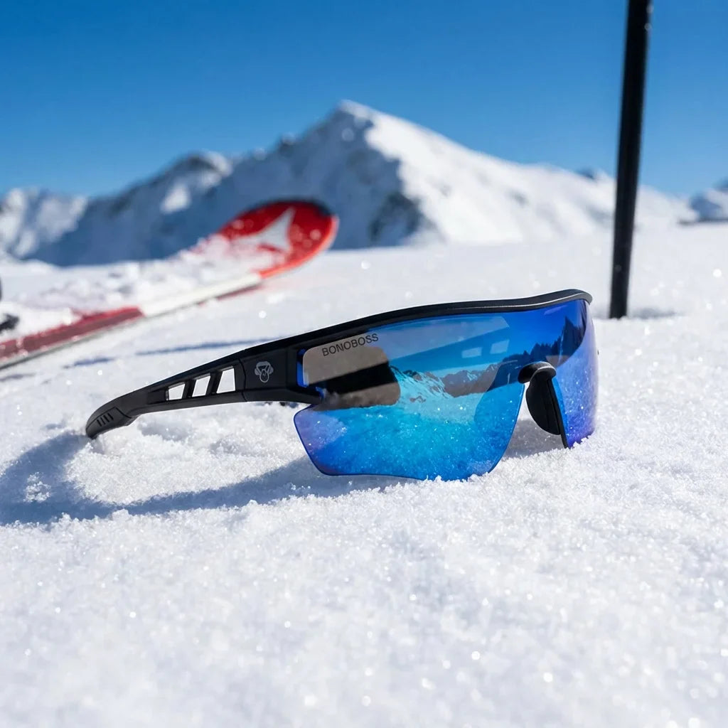 Bonoboss Strive Sky - Detalle lentes deportivos contexto #editorial_detail2 #color_sky