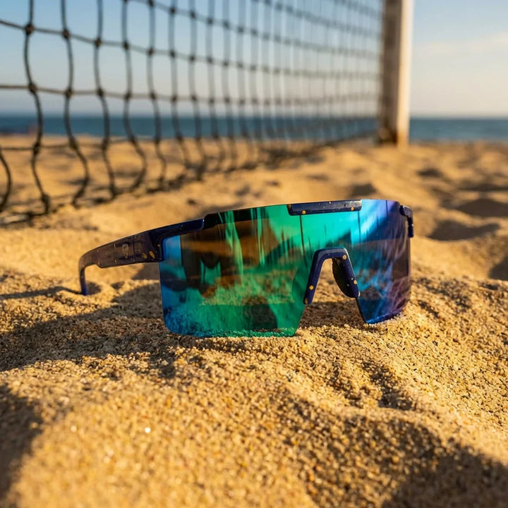 Bonoboss Santiago Azul - Detalle lentes deportivos vista #editorial_detail3 #color_azul