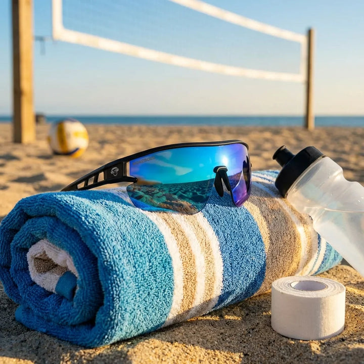 Bonoboss Strive Sky - Detalle lentes deportivos primer plano #editorial_detail4 #color_sky