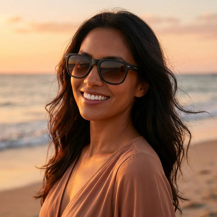 Acacia Dark Designer's anteojos de sol flash silver P12 mujer playa Bonoboss #color_flash-silver