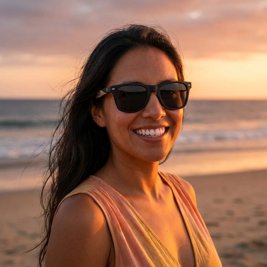 Acacia Dark Designer's anteojos de sol surf P12 mujer playa Bonoboss #color_surf
