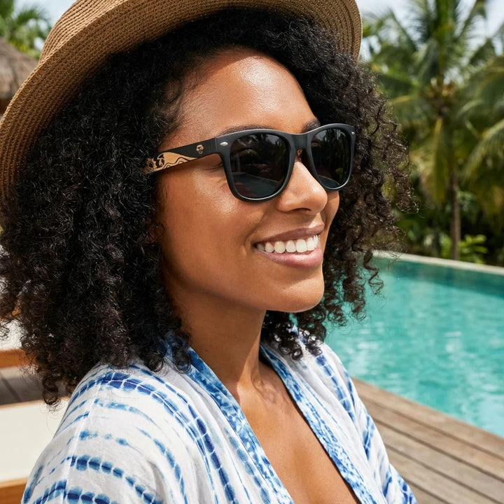 Acacia Dark Designer's anteojos de sol surf P16 mujer resort Bonoboss #color_surf