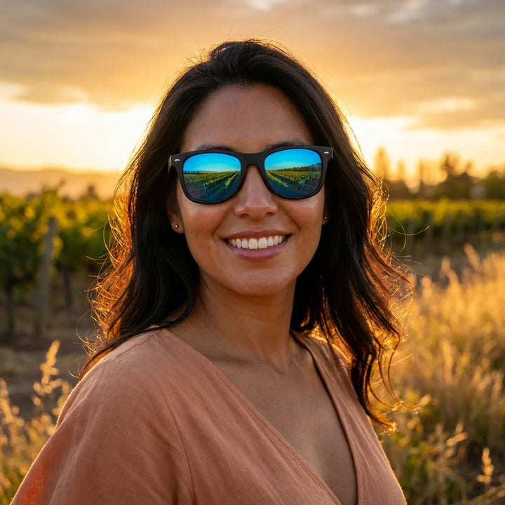 Acacia Dark anteojos de sol sky P18 mujer golden hour Bonoboss #color_sky