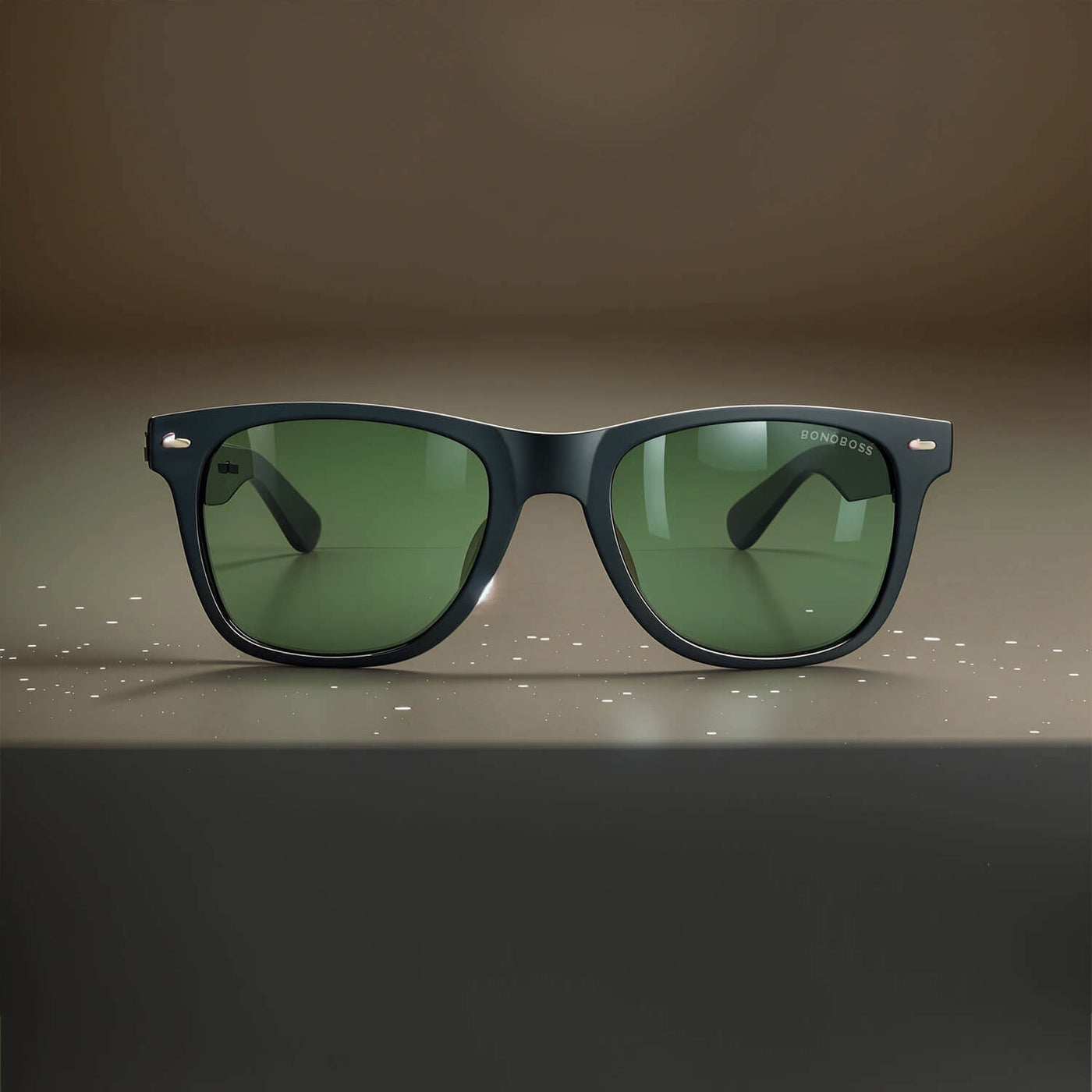 anteojos de sol rectangulares polarizados negrospara hombre y mujer con lentes de color g15