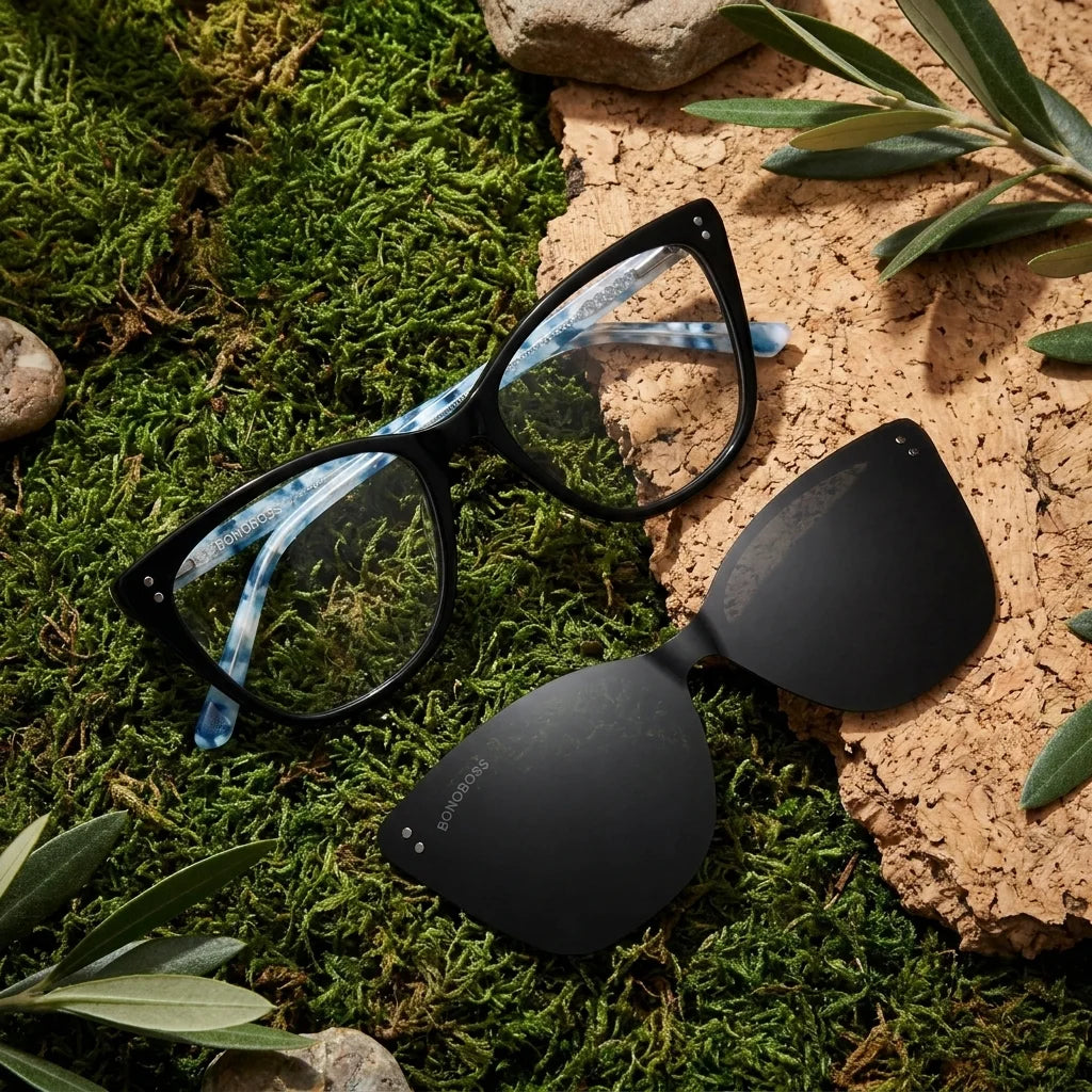 Amber Clip Sol negro materiales sustentables Bonoboss #editorial_sustentabilidad #color_negro