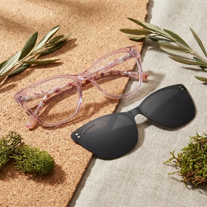 Amber Clip Sol rosado materiales sustentables Bonoboss #editorial_sustentabilidad #color_rosado