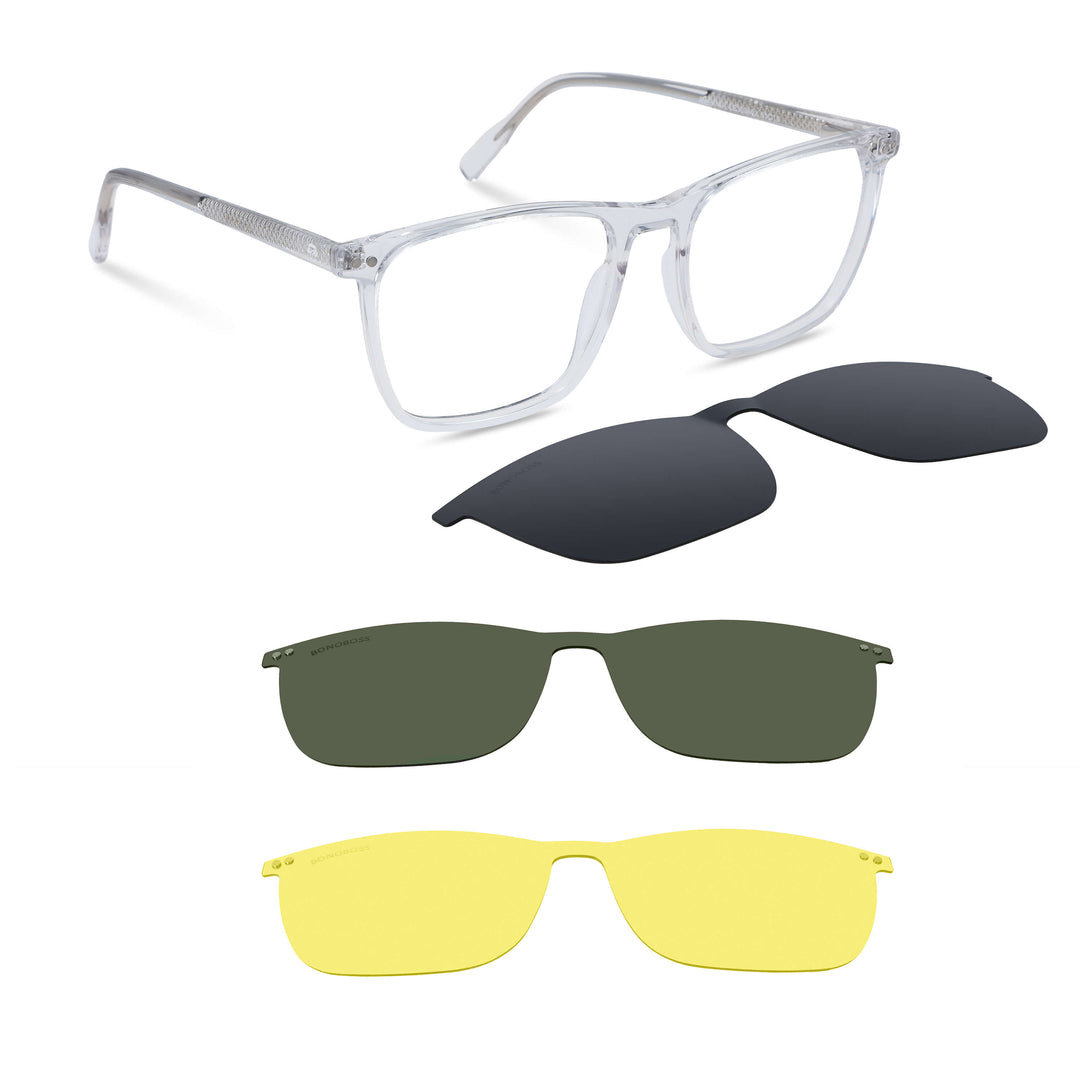 Lentes Opticos Con Receta Iman y Clip para el Sol Bonoboss