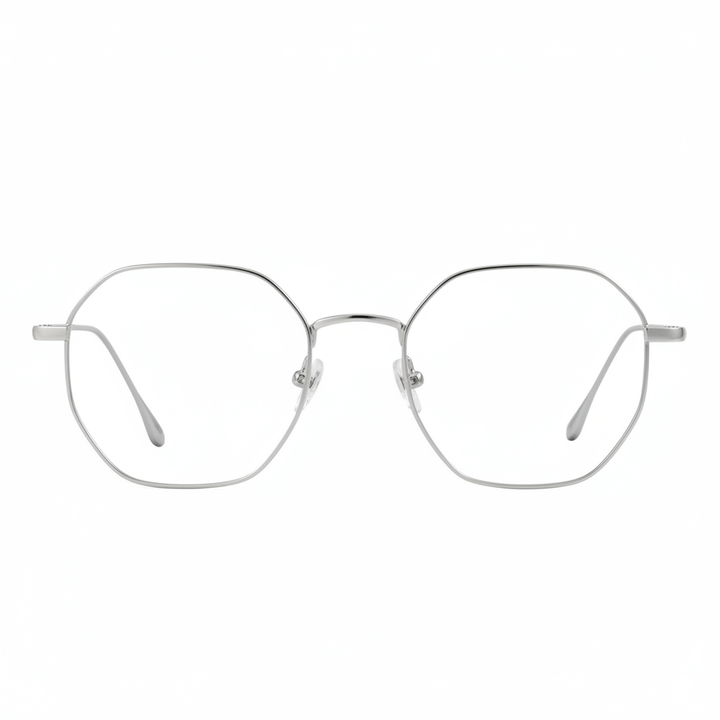 armazon optico con clip de sol polarizado delgado y liviano con o sin receta optica bonoboss distribuidor de marcos opticos mayorista de opticas #color_silver