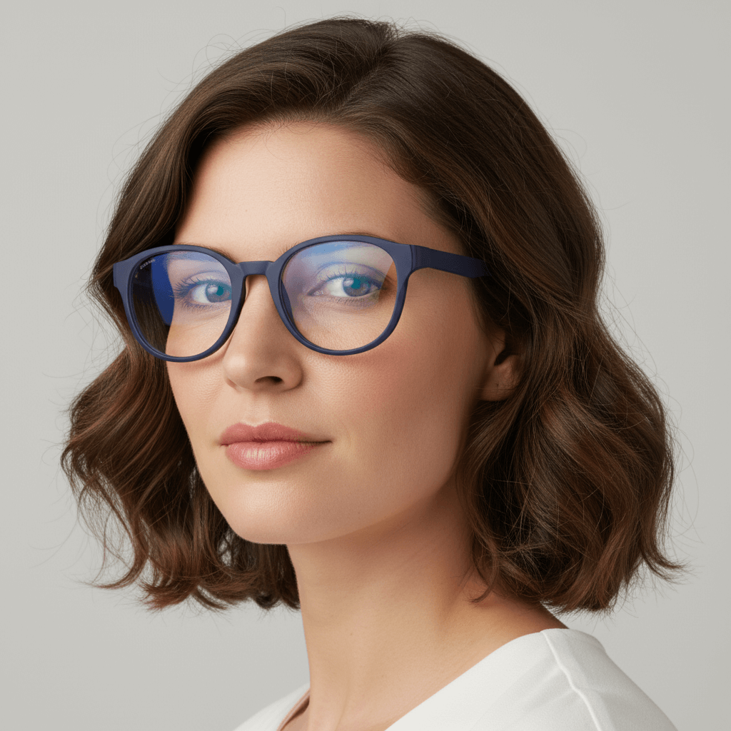 anteojos ópticos gafas con o sin receta optica armazones de plastico reciclado o acetato sustentable de color durazno vista frontal #color_peach